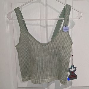 Bella Seamless Green Tank